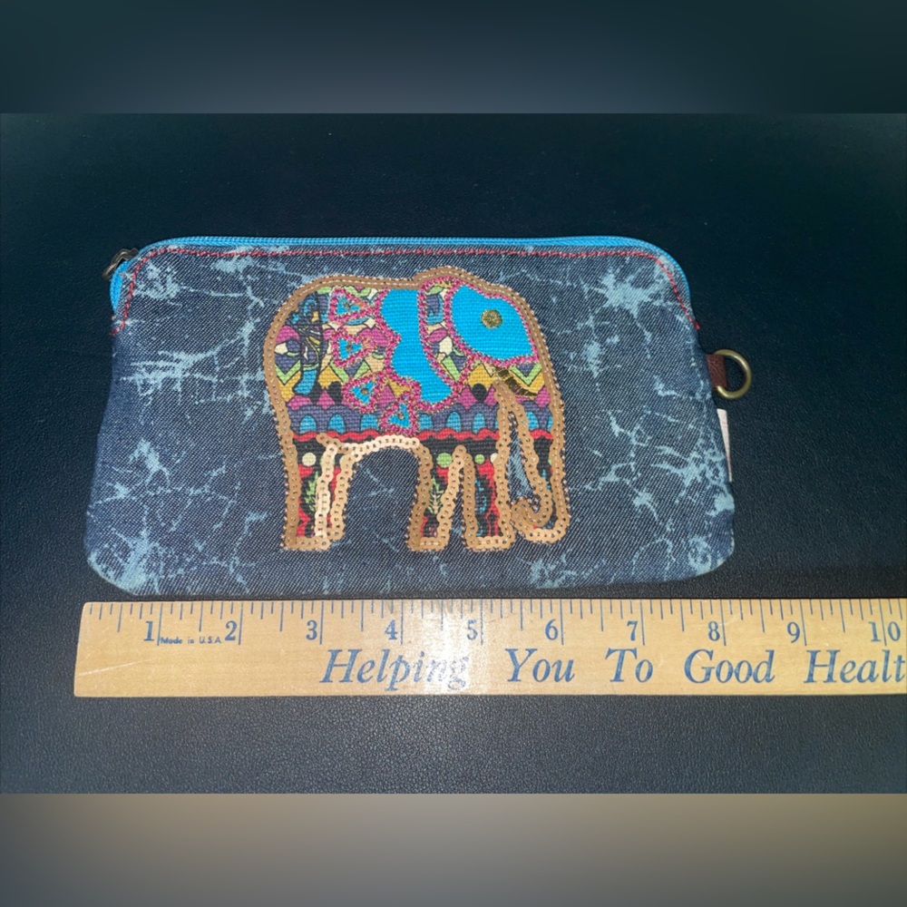 Sakroot Elephant Zip Pouch